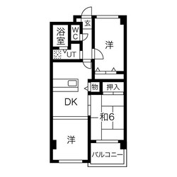 余部駅 徒歩27分 3階の物件間取画像